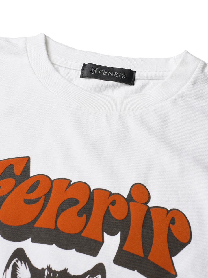 POPロゴプリントTシャツ