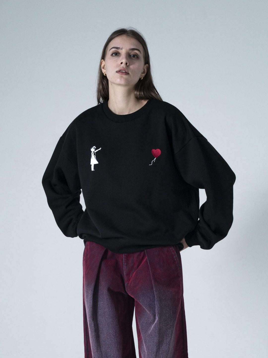 【NEW】Girl with ballonスウェット